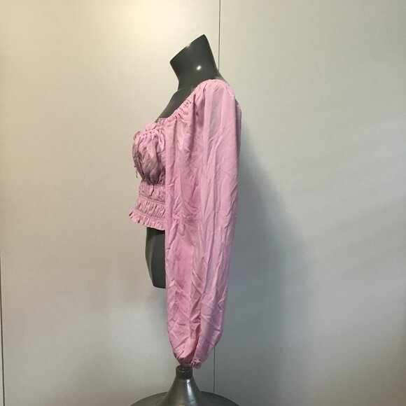 Pink Milkmaid Blouse Size S - Picture 5 of 10